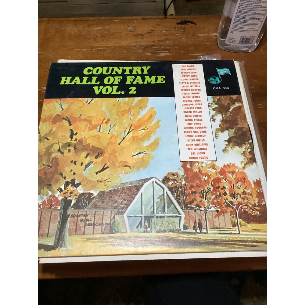 CMA Country Hall of Fame Vol 2 Vinyl LP Johnny Cash Patsy Cline Classic Country